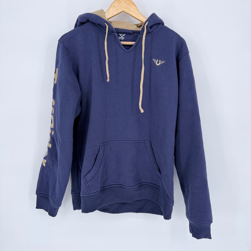 TuffRider Pullover Hoodie Large Navy‎ Blue Equestrian